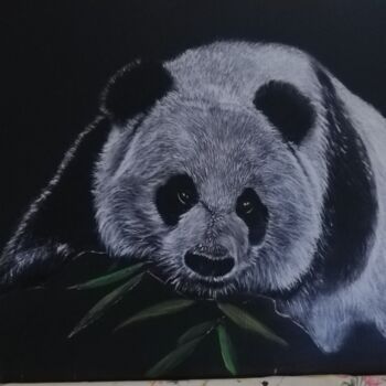 Peinture intitulée "Panda" par Danielle D'Alife, Œuvre d'art originale, Acrylique