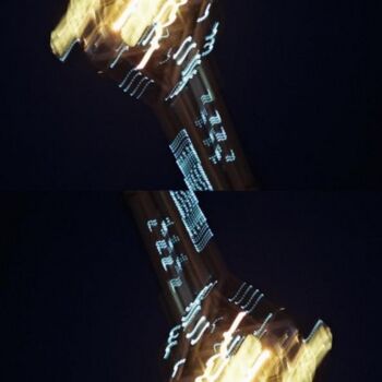 Fotografie mit dem Titel "fusée de feux" von Danielle Dubus, Original-Kunstwerk