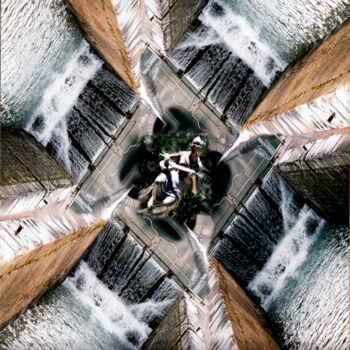 Fotografía titulada "Ondine au canal" por Danielle Dubus, Obra de arte original