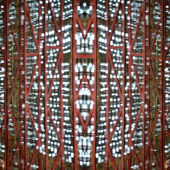 Fotografia intitolato "tenture marocaine" da Danielle Dubus, Opera d'arte originale
