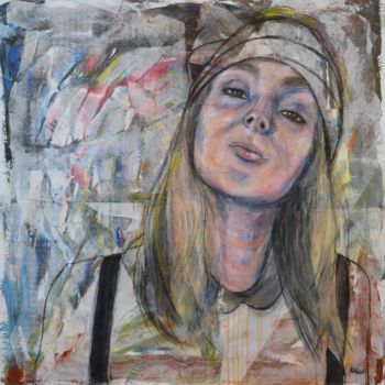 Картина под названием "Enjoy The Life 2" - Danielle Dumestre, Подлинное произведение искусства, Акрил Установлен на Деревянн…