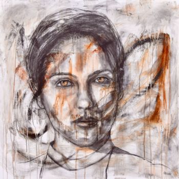Pintura titulada "Sérénité" por Danielle Dumestre, Obra de arte original, Acrílico Montado en Bastidor de camilla de madera