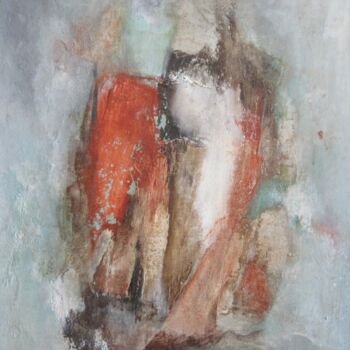 Pittura intitolato "strates" da Danielle Dunevon, Opera d'arte originale, Acrilico Montato su Telaio per barella in legno