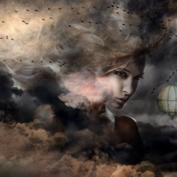 Digital Arts titled "The forgotten littl…" by Danielle Vernet-Leleu, Original Artwork, Photo Montage