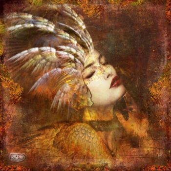 Digital Arts titled "Agnelle" by Danielle Vernet-Leleu, Original Artwork, Photo Montage