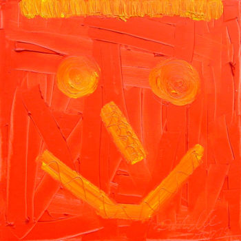 Peinture intitulée "Be Happy Now" par Danielle Aspis, Œuvre d'art originale, Huile