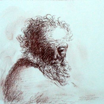 Desenho intitulada "Esquisse du Vieilla…" por Daniel Lutaud, Obras de arte originais, Outro