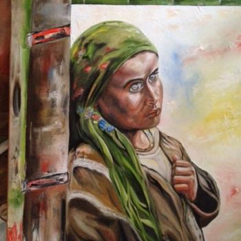 Painting titled ""FATMA"" by Danygil, Original Artwork, Oil