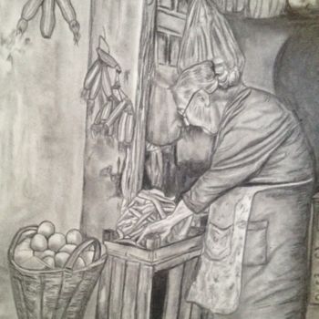 Drawing titled ""FRUIT & VEGETABLE…" by Danygil, Original Artwork, Pencil
