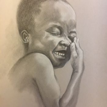 Drawing titled ""JAÏRO"" by Danygil, Original Artwork, Silverpoint