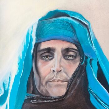 Drawing titled ""SHARBAT GULA" âgée…" by Danygil, Original Artwork, Pastel