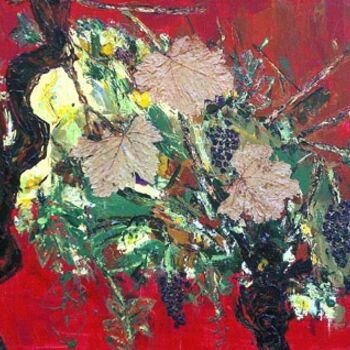 Peinture intitulée "Grande Vigne" par Daniel Rostin, Œuvre d'art originale