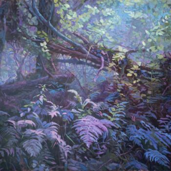 "Los árboles gritan…" başlıklı Tablo Daniel Rubio Rebollo tarafından, Orijinal sanat, Akrilik Ahşap Sedye çerçevesi üzerine…
