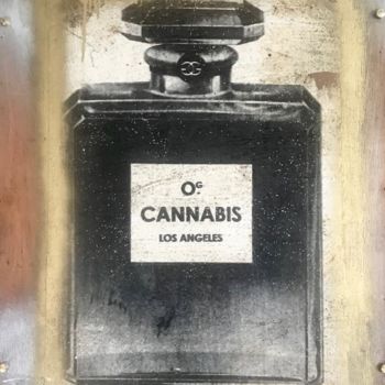 "Cannabis" başlıklı Kolaj Daniel Siboni tarafından, Orijinal sanat, Kâğıt
