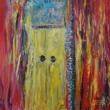 Pintura titulada "Passage dans une au…" por Daniel Stern, Obra de arte original, Acrílico Montado en Bastidor de camilla de…