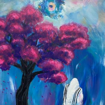 Malerei mit dem Titel "The Tree of “good a…" von Holy Art, Original-Kunstwerk, Acryl