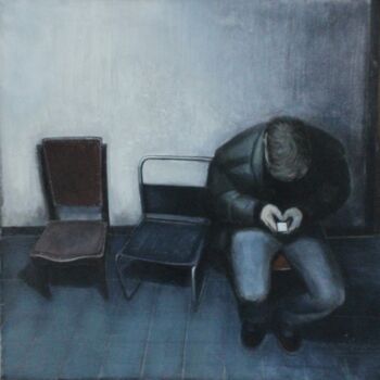 Картина под названием "А если" - Даниил Васильев, Подлинное произведение искусства, Масло
