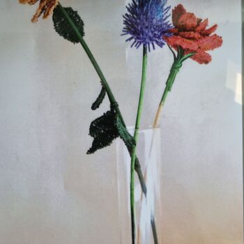 Design intitulée "Bouquet floral" par Dany Jules, Œuvre d'art originale, Accessoires