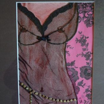 Collages titled "Sensualité" by D A N ' I M A G ' I N, Original Artwork