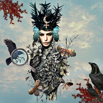 Digitale Kunst mit dem Titel "Lilith" von Daniela Spallanzani (#danispallart), Original-Kunstwerk, Fotomontage