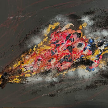 Pintura intitulada "ABSTRACT 10" por Daniel Lanoux, Obras de arte originais, Acrílico