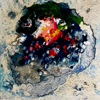 Painting titled "color" by Daniel Lanoux, Original Artwork, Acrylic