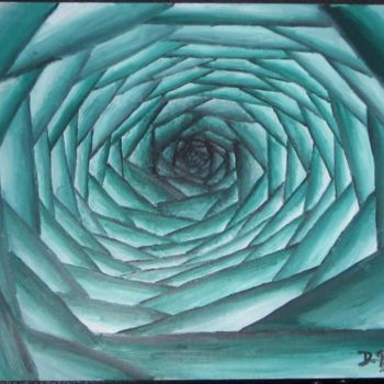 Painting titled "Tunnel" by Daniel Myers, Original Artwork, Oil