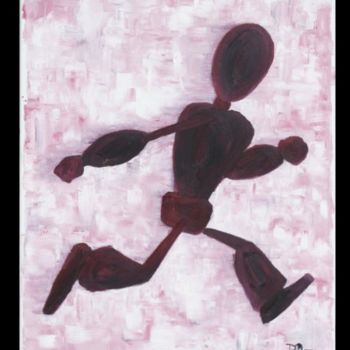 Painting titled "Running Haze" by Daniel Myers, Original Artwork, Oil