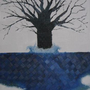 Pintura titulada "Sinking Tree" por Daniel Myers, Obra de arte original, Oleo