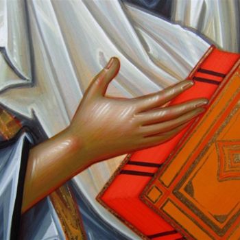 Pintura titulada "Sf_._Apostol_Timote…" por Daniel Neculae, Obra de arte original