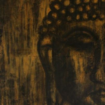 Painting titled "New Buddha" by Danni, Original Artwork