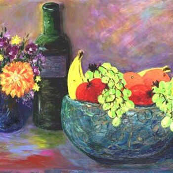 Pittura intitolato "still life 02" da Danny Davini, Opera d'arte originale