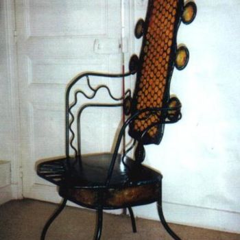Γλυπτική με τίτλο "fauteuil ruche" από Didier Dantras, Αυθεντικά έργα τέχνης