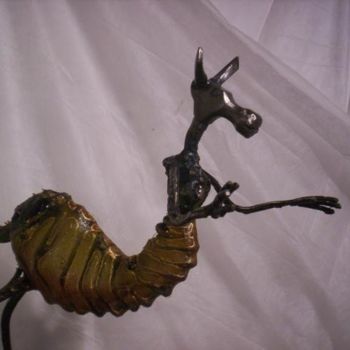 Escultura titulada "kangourou" por Didier Dantras, Obra de arte original