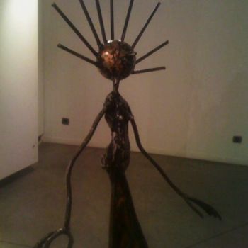 Sculpture intitulée "Fillette" par Didier Dantras, Œuvre d'art originale
