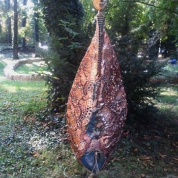 Sculpture intitulée "Culbutolumineux" par Didier Dantras, Œuvre d'art originale