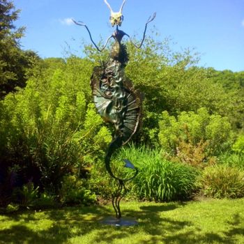 Sculpture intitulée "Sirène" par Didier Dantras, Œuvre d'art originale