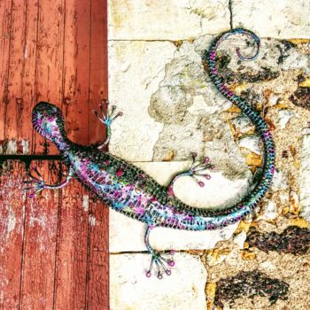 Γλυπτική με τίτλο "salamandre.jpg" από Didier Dantras, Αυθεντικά έργα τέχνης