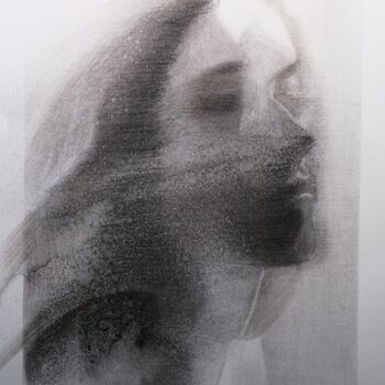 "Veiled" başlıklı Resim Danut Lucian Tolnacs tarafından, Orijinal sanat, Karakalem