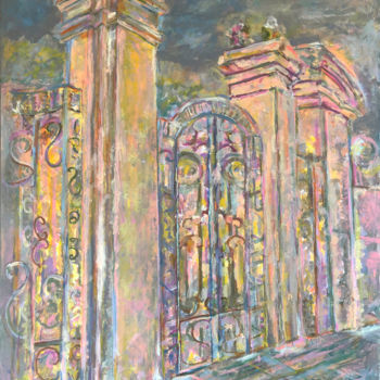 Malarstwo zatytułowany „Brama 2” autorstwa Danuta Elzbieta Czyzyk, Oryginalna praca, Akryl
