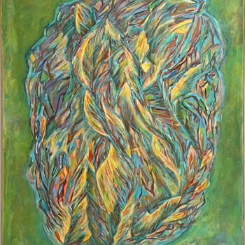 Malarstwo zatytułowany „Luska II” autorstwa Danuta Elzbieta Czyzyk, Oryginalna praca, Akryl