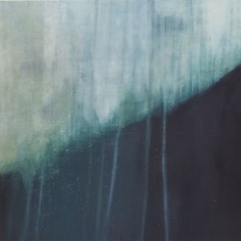 Schilderij getiteld "BRUME D'HIVER" door Terwaech, Origineel Kunstwerk, Olie