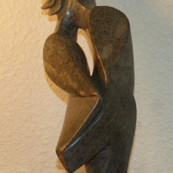 Sculpture titled "Le poète" by Dany Io, Original Artwork