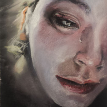 "Chagrin" başlıklı Resim Dany Wattier tarafından, Orijinal sanat, Pastel