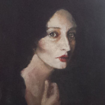 Painting titled "Adélaïde" by Dany Wattier, Original Artwork, Acrylic
