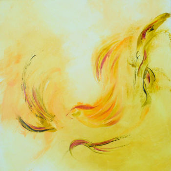 Peinture intitulée "Légèreté" par Dany, Œuvre d'art originale, Acrylique