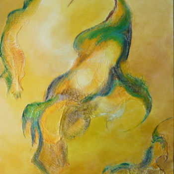 Peinture intitulée "Métamorphose" par Dany, Œuvre d'art originale, Acrylique
