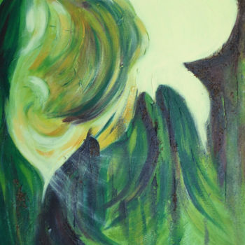 Peinture intitulée "Émergence" par Dany, Œuvre d'art originale, Acrylique