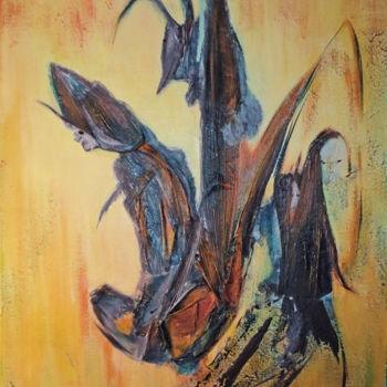 Peinture intitulée "Talisman" par Dany, Œuvre d'art originale, Acrylique