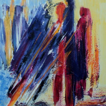 Peinture intitulée "Disjonction" par Dany, Œuvre d'art originale, Acrylique